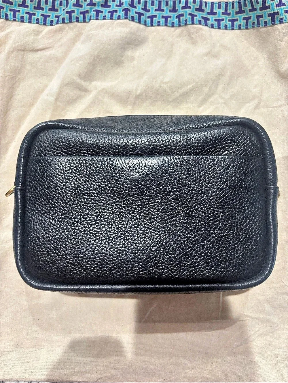 Tory Burch Kira Chevron Small Camera Bag Black